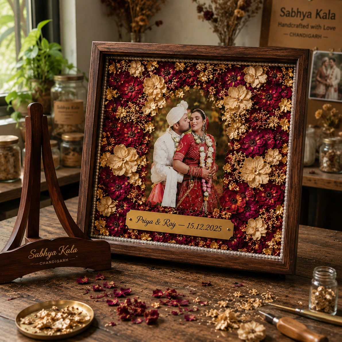 Grand Varmala Frame — Square view 1