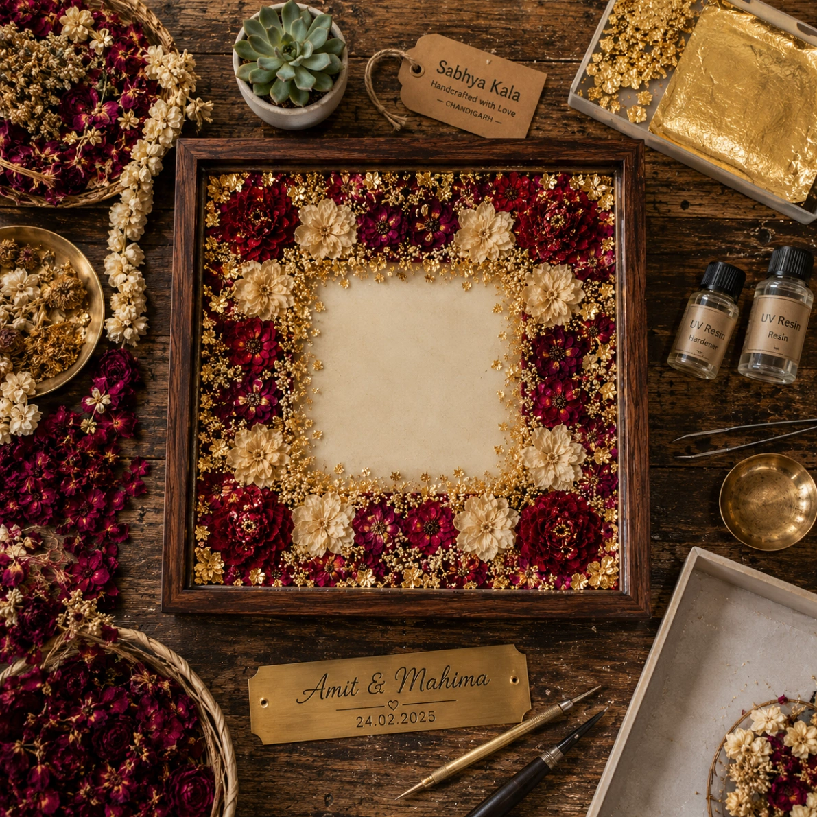 Grand Varmala Frame — Square view 3